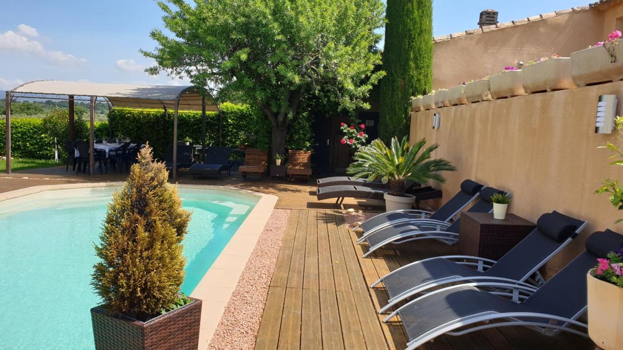 Le Jardin D'Ivana Chambres D'Hotes B&B Avec Piscine Chauffee Oppède Exteriör bild